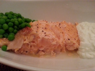 salmon,  healthy, fast dinner, 